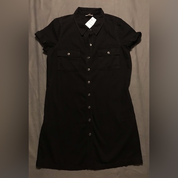 NWT Style & Co Black Denim Dress - Picture 8 of 8